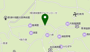 草津温泉 居酒屋 歌え!ドラゴンの地図画像