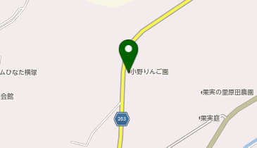 小野りんご園の地図画像