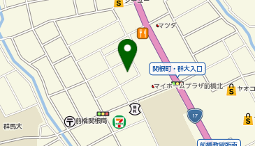 前橋温泉クア・イ・テルメの地図画像