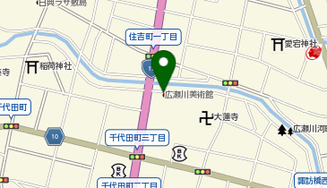 広瀬川美術館の地図画像