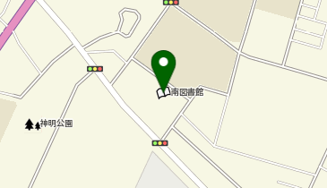 横須賀市立南図書館の地図画像