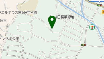 井田伊勢台公園の地図画像