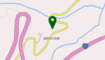 畑宿本陣茗荷屋跡の地図画像