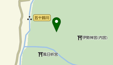 伊勢神宮 内宮神楽殿の地図画像