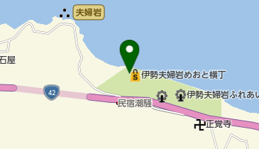 めおと岩アクティビティの地図画像