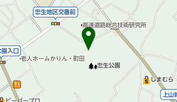 忠生公園自然観察センター(忠生がにやら自然館)の地図画像