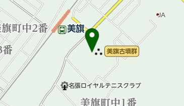 美旗古墳群の地図画像
