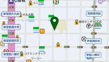 川福流手打うどん川福 本店の地図画像