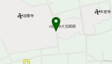法隆寺 東大門の地図画像