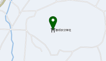 都祁水分神社の地図画像