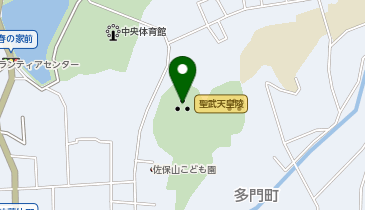 聖武天皇陵・光明皇后陵の地図画像
