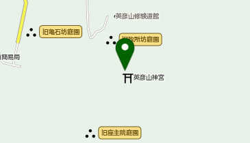 英彦山神宮 奉幣殿の地図画像