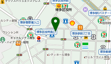 九州郷土料理わらびの地図画像