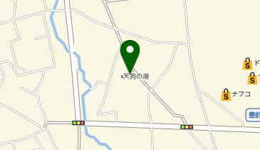 豊前温泉「天狗の湯」の地図画像