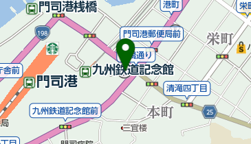 北九州銀行門司支店の地図画像