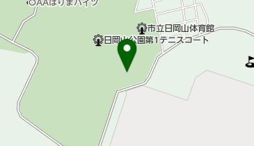日岡山市民プールの地図画像
