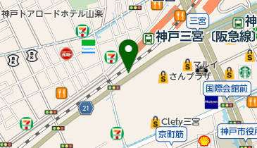 THE REAL McCOY'S(ザ リアル マッコイズ) 神戸店の地図画像