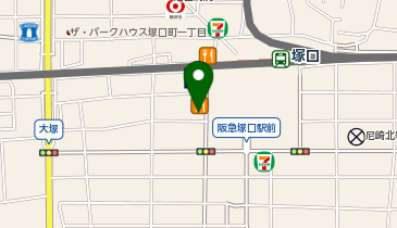 フィットネスクラブティップネス 塚口店の地図画像