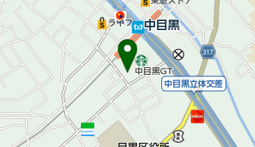 中目黒タップルームの地図画像