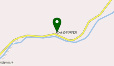 やまめ料理 阿瀬の地図画像