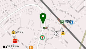 御菓子司千葉家 増尾駅前店の地図画像