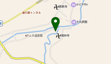 湯治場ガニ湯本舗 天風庵の地図画像