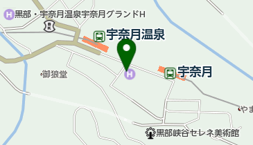 カフェ・ボンフィーノ 宇奈月店の地図画像