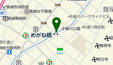 中島川の地図画像