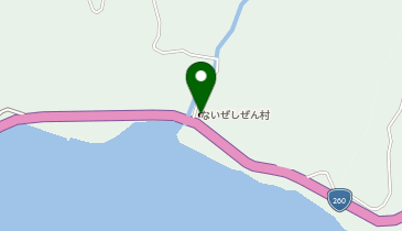 「里の駅」ないぜしぜん村の地図画像