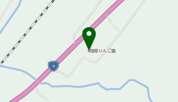 岡崎りんご園の地図画像