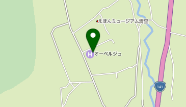 清里ふれあい牧場&コート・ドゥ・ヴェール農園の地図画像