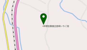 出雲崎いちご畑の地図画像