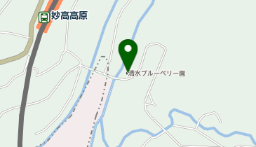 清水ブルーベリー園の地図画像