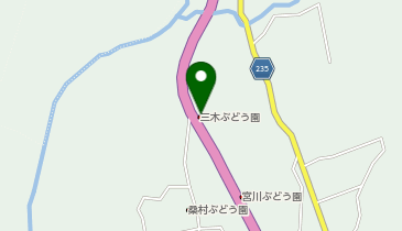 三木ぶどう園の地図画像