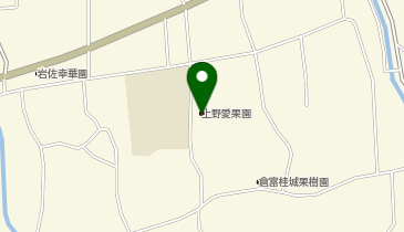 上野愛果園の地図画像