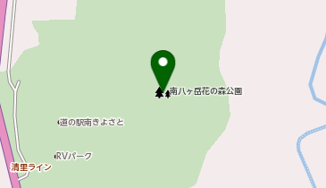 南八ケ岳花の森公園の地図画像