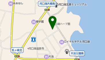 fujisanbike 河口湖の地図画像