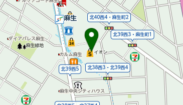 イオン札幌手稲駅前店の地図画像