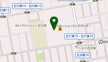 イオン札幌麻生店の地図画像