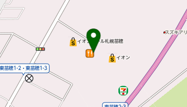 イオン札幌元町店の地図画像