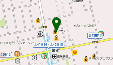 イオン札幌苗穂店の地図画像