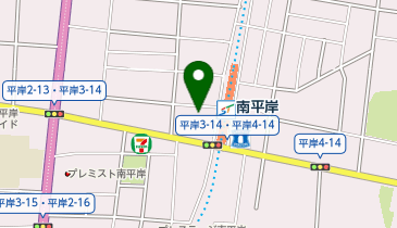 イオン南平岸店の地図画像