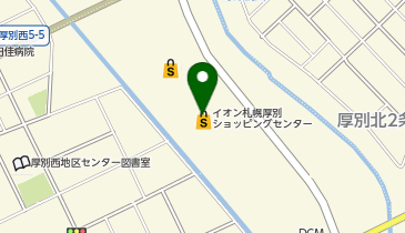 イオン新さっぽろ店の地図画像