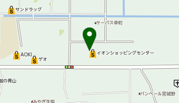 イオン仙台幸町店の地図画像