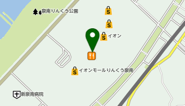 イオンりんくう泉南店の地図画像