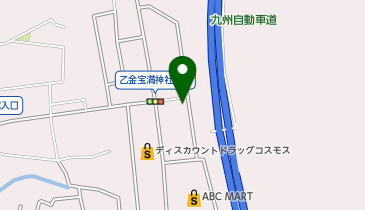 イオン乙金店の地図画像