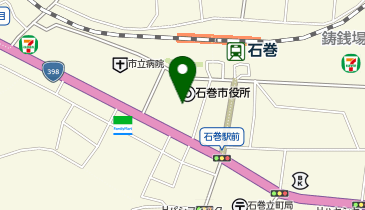 イオン石巻駅前店の地図画像