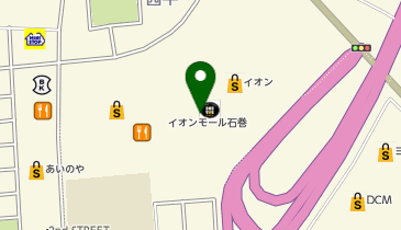イオン石巻店の地図画像