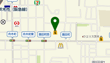 イオンスタイル新茨木の地図画像
