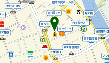 イオンショッパーズ福岡の地図画像